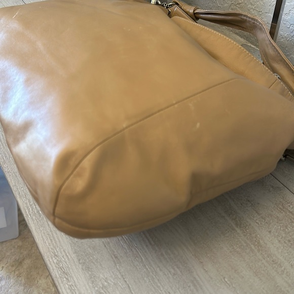 Coach Kristin Taupe Large Hobo Crossbody  Style 14769 - Picture 9 of 13